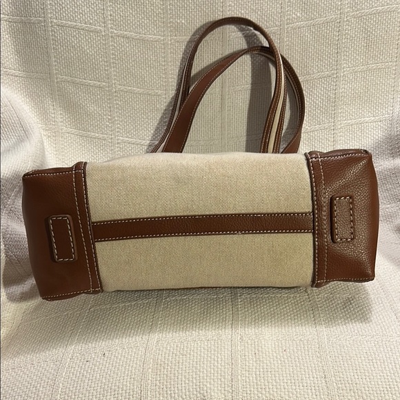 STONE MOUNTAIN Canvas/Leather Women's Shoulder Bag - Picture 10 of 13
